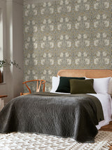 Next William Morris At Home Grey Pimpernel A4 Wallpaper Sample- Buy online at McGrocer