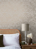 William Morris Strawberry Thief fibrous wallpaper sample A4, UK version