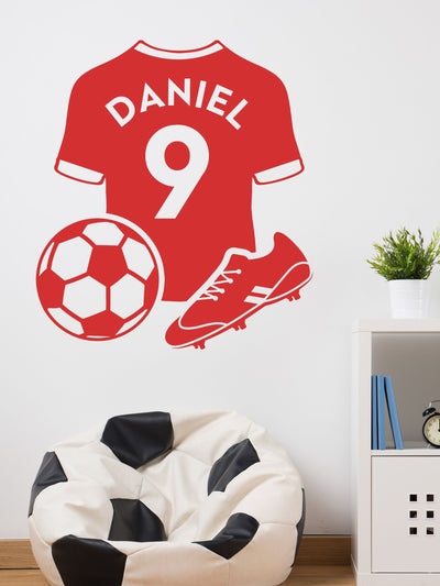 Next Loveabode Personalised Football Wall Sticker 65cm x 58cm- Buy online at McGrocer