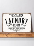 Loveabode personalised utility room wall sign 30cm x 20cm, UK version