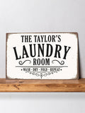 Loveabode personalised utility room wall sign 30cm x 20cm, UK version