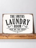 Loveabode personalised utility room wall sign 30cm x 20cm, UK version
