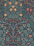 William Morris Navy Blackthorn wallpaper 10m (British brand)