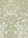 William Morris At Home Sage Blackthorn wallpaper 10m - British product