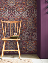 Next William Morris At Home Blackthorn Plum Wallpaper 10m x 52cm- Buy online at McGrocer