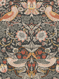 William Morris wallpaper Charcoal Strawberry Thief 10M, UK version