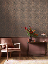 Next William Morris At Home Charcoal Marigold Fibrous Wallpaper 10m- Buy online at McGrocer