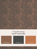 William Morris At Home wallpaper charcoal marigold 10m - British product