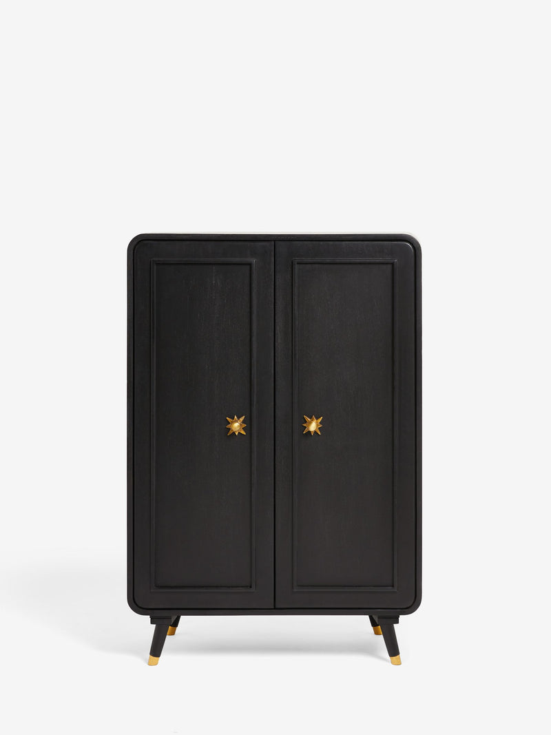 Rockett St George Black Ringo Drinks Cabinet, UK version