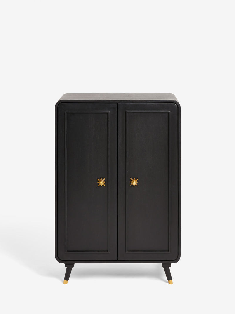 Rockett St George Black Ringo Drinks Cabinet, UK version