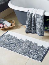 Next William Morris At Home Prussian Blue Marigold Bath Mat- Buy online at McGrocer