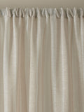 Laura Ashley voile panel curtain Natural Awning Stripe, imported from the UK