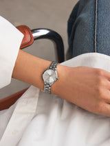 Next Silver Tone Mini Boyfriend Watch 2.5cm- Buy online at McGrocer