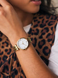 Gold Tone Waterproof Bracelet Watch, UK version