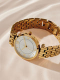 Gold Tone Waterproof Bracelet Watch, UK version