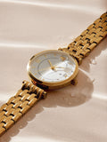 Gold Tone Waterproof Bracelet Watch, UK version