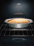Ninja Grey Foodi Zerostick round cake tin 22cm, imported from the UK