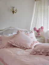 Shabby Chic av Rachel Ashwell Rosa broderi Anglaise Ruffle putetrekk sett med 2