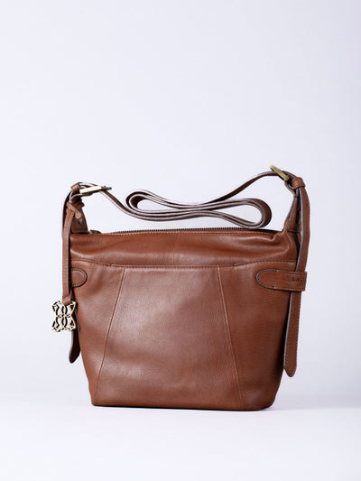 Next Lakeland Leather Light Brown Newby Cross-Body Bag- Buy online at McGrocer