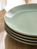 Sage green Hampton side plates set of 4 (British brand)