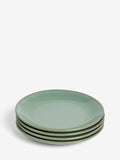 Sage green Hampton side plates set of 4 (British brand)