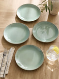 Sage green Hampton side plates set of 4 (British brand)