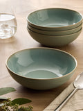 Cereal bowls sage green Hampton set of four (British brand)