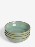 Cereal bowls sage green Hampton set of four (British brand)