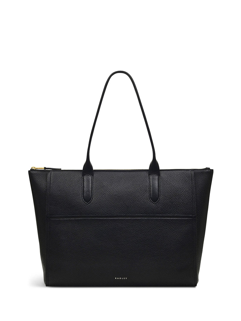 Radley Black Oak Street tote bag in grained leather - British product