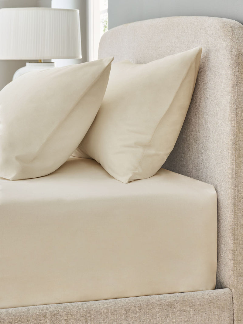 Natural Pure extra deep fitted sheet, imported from the UK