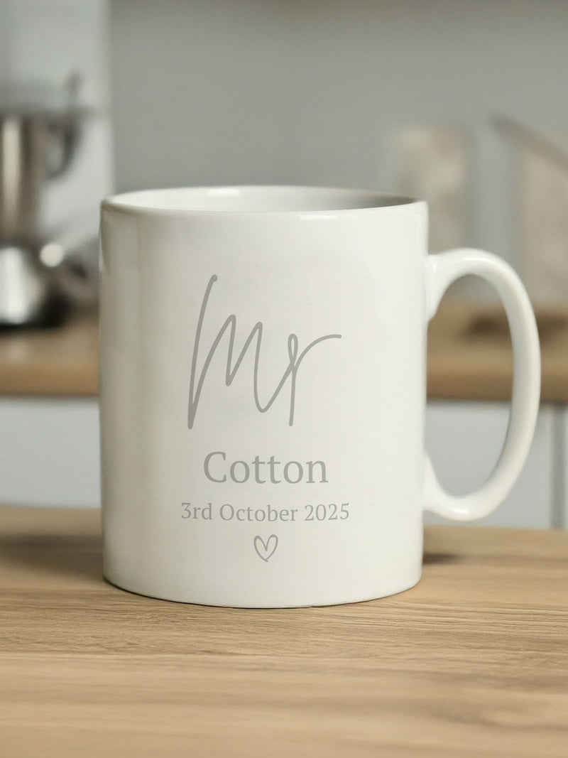 PMC Personalised Mr Mug, imported from the UK