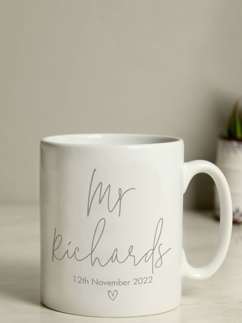 PMC Personalised Mr Mug, imported from the UK