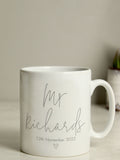 PMC Personalised Mr Mug, imported from the UK