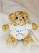 Next PMC Personalised Blue Name & Message Teddy Bear- Buy online at McGrocer