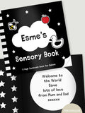 PMC personalised baby sensory book - British product