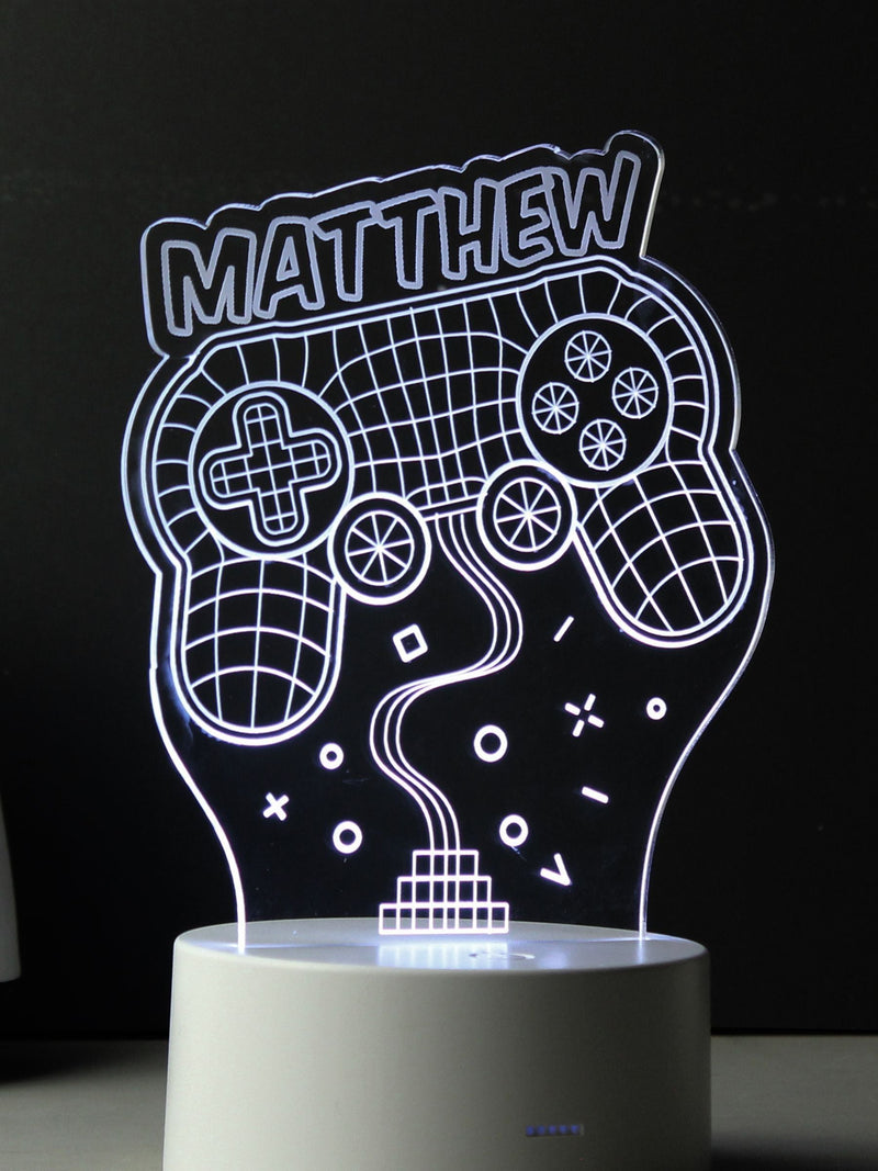 PMC personalised gaming LED light colour changing - British product