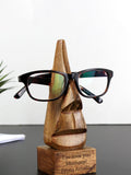 PMC personalised wooden nose shaped glasses holder, imported from the UK