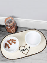 Next PMC Personalised Love Heart Pet Bowl Placemat- Buy online at McGrocer