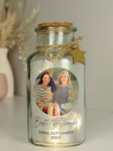 Next PMC Personalised Photo Upload LED Light Up Glass Jar- Buy online at McGrocer