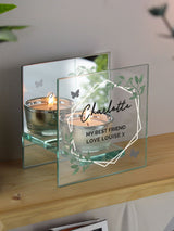 Next PMC Personalised Mirrored Glass Tea Light Holder- Buy online at McGrocer