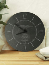 Next PMC Personalised Special Moments Slate Clock- Buy online at McGrocer