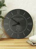 PMC Personalised Special Moments Slate Clock, imported from the UK