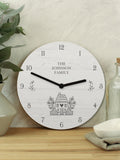 PMC Personalised Home Sweet Home wooden clock 25 x 25 x 4 cm, imported from the UK