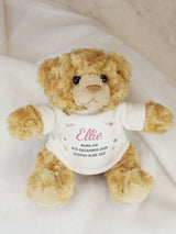Next PMC Personalised Pink Name & Message Teddy Bear- Buy online at McGrocer