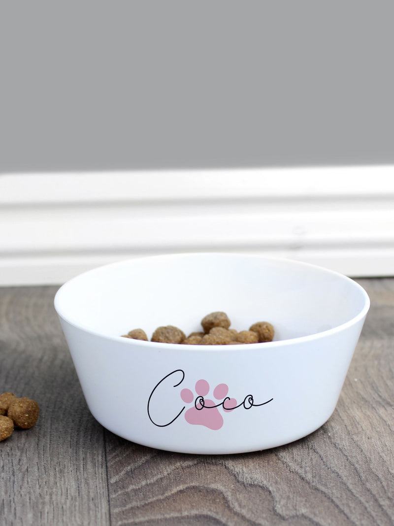 PMC personalised cat bowl, UK version