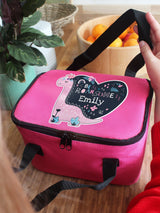 Next PMC Pink Personalised Dinosaur Insulated Lunch Bag- Buy online at McGrocer