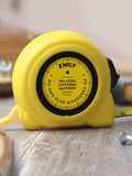 PMC personalised tape measure 16ft, imported from the UK