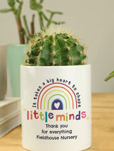 Next PMC Personalised Shape Little Minds Ceramic Storage Pot for Teachers- Buy online at McGrocer