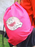 PMC pink fairy personalised kit bag for kids, imported from the UK