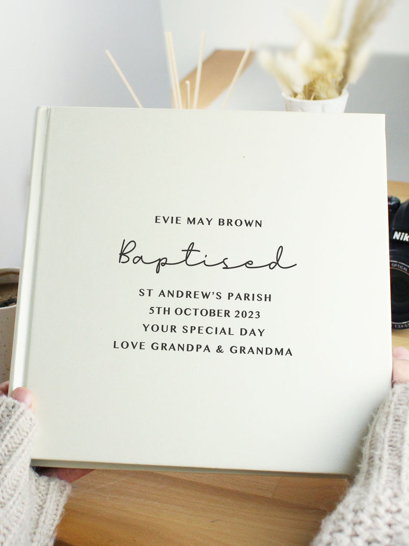 PMC personalised square photo album, imported from the UK